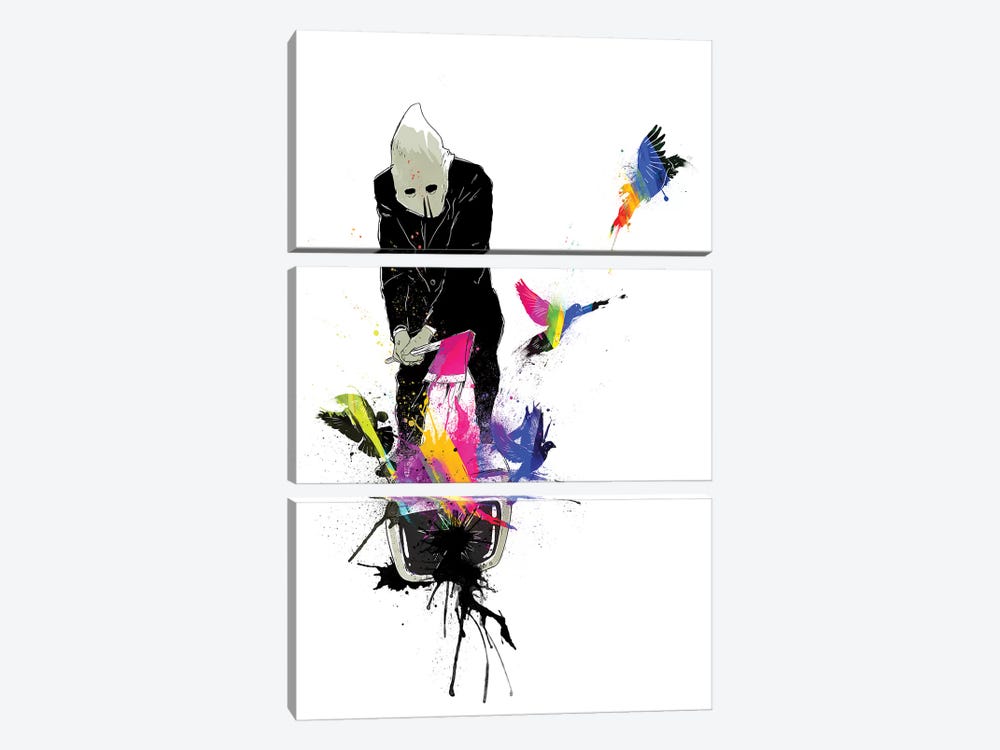 Executioner by Mathiole 3-piece Canvas Art Print