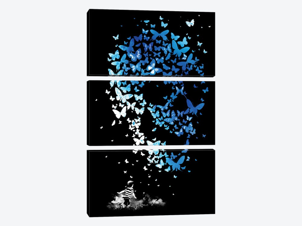 Chaos Theory by Mathiole 3-piece Canvas Wall Art