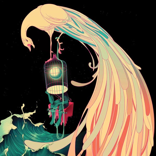 Peacocks: Freedom by Mathiole