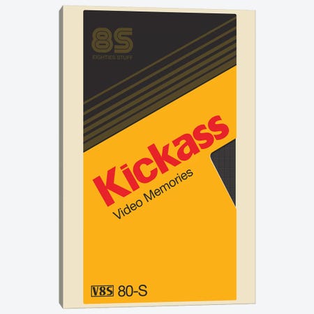 Kickass Tape Canvas Print #MLO74} by Mathiole Canvas Print