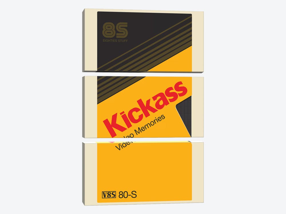 Kickass Tape by Mathiole 3-piece Art Print