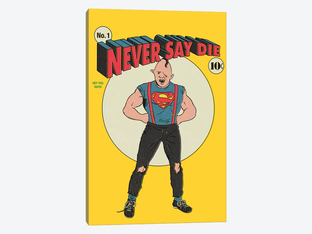 Never Say Die by Mathiole 1-piece Canvas Art Print