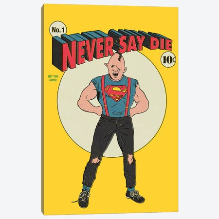 Never Say Die Canvas Print #MLO89} by Mathiole Canvas Print