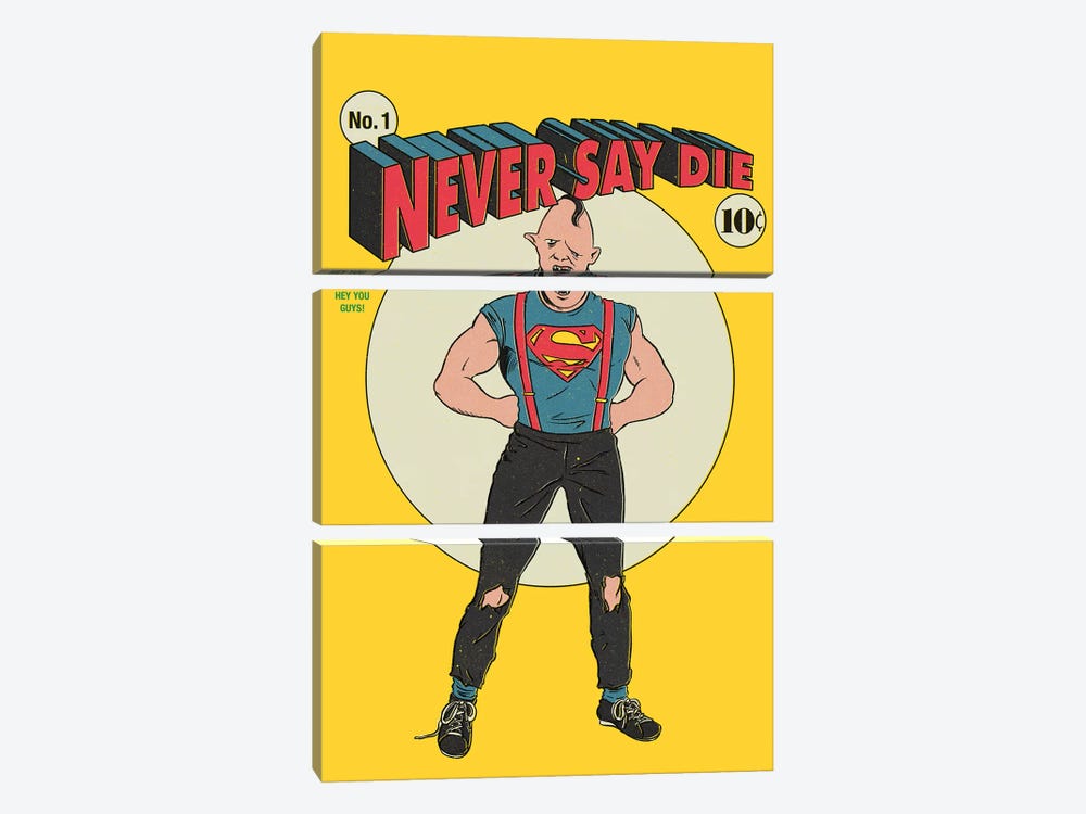 Never Say Die by Mathiole 3-piece Art Print