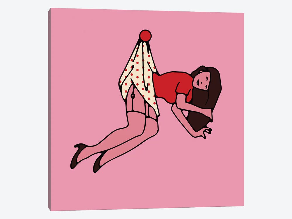 Pinup by Mathiole 1-piece Canvas Wall Art