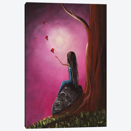 Just Beneath The Moonlight Canvas Print #MLP100} by Moonlight Art Parlour Canvas Art