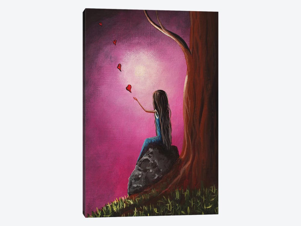 Just Beneath The Moonlight by Moonlight Art Parlour 1-piece Canvas Art Print
