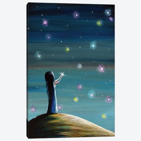 Keeping Her Dreams Alive Canvas Print #MLP102} by Moonlight Art Parlour Canvas Artwork