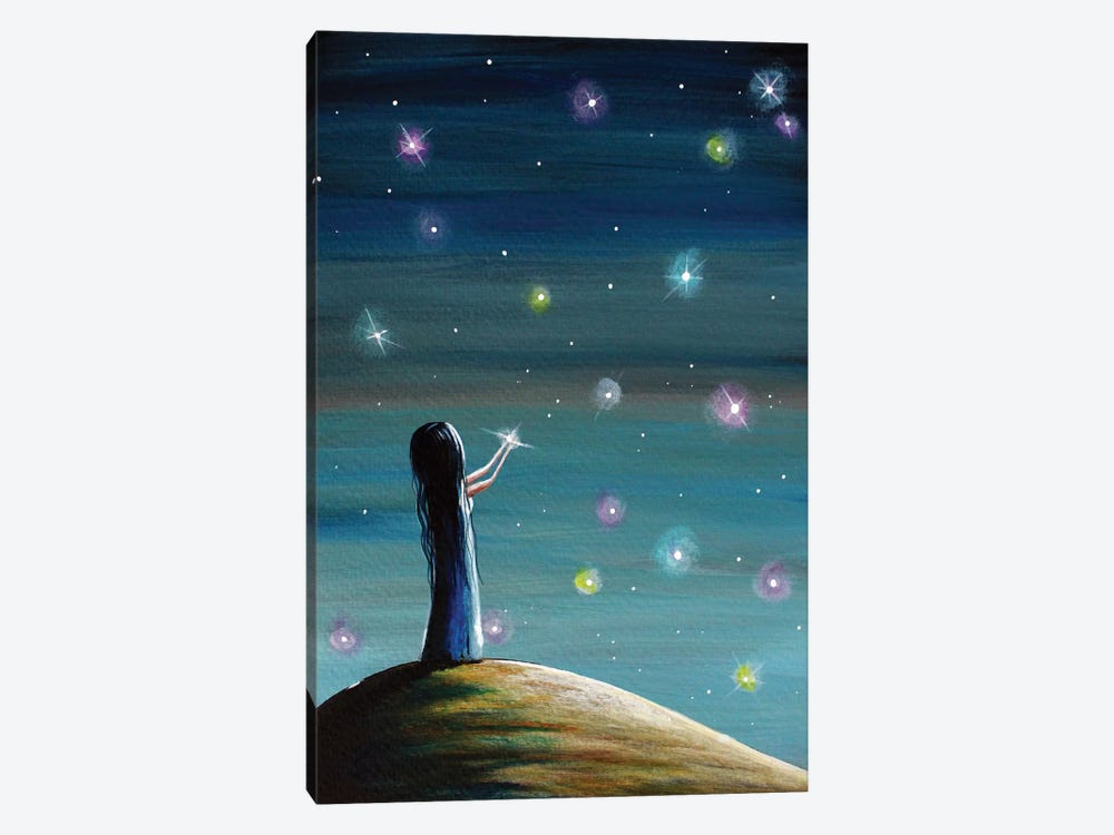 Keeping Her Dreams Alive by Moonlight Art Parlour 1-piece Canvas Print