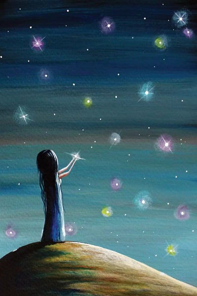 Stargazers: Keeping Her Dreams Alive by Moonlight Art Parlour