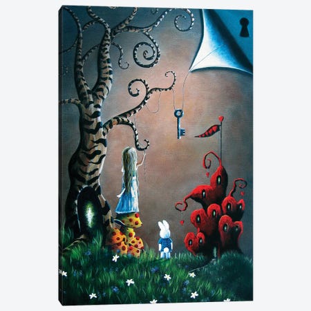 Key To Wonderland Canvas Print #MLP103} by Moonlight Art Parlour Canvas Art