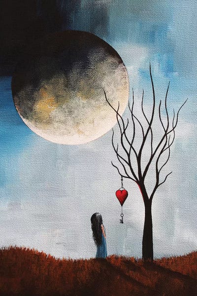 May Contain Traces Of Love by Moonlight Art Parlour canvas print