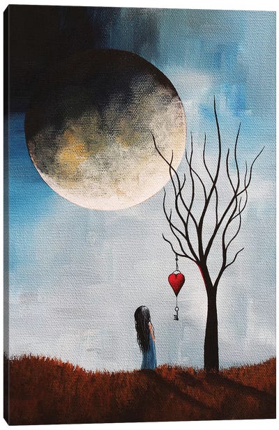 May Contain Traces Of Love Canvas Art Print - Moonlight Art Parlour