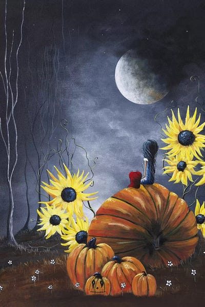 Moonlight Art Parlour: Midnight In The Pumpkin Patch by Moonlight Art Parlour