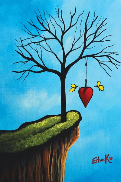 New Beginnings Start With Love by Moonlight Art Parlour canvas print