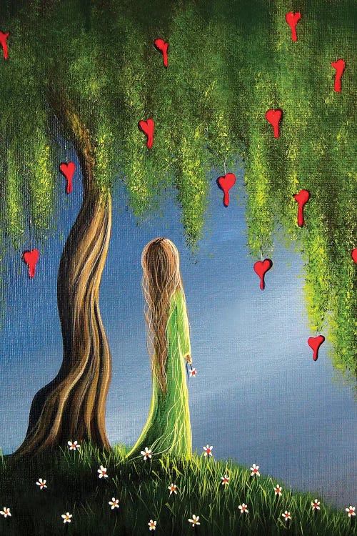 Night Of The Bleeding Hearts II by Moonlight Art Parlour wall art