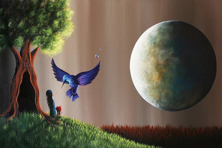 Once Upon A Midnight Sky  by Moonlight Art Parlour wall art