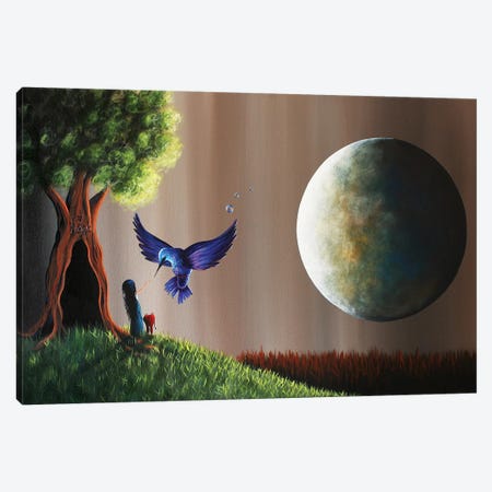 Once Upon A Midnight Sky  Canvas Print #MLP130} by Moonlight Art Parlour Canvas Print