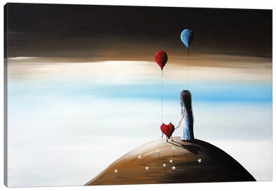 One Step To Heaven Canvas Art Print - Moonlight Art Parlour
