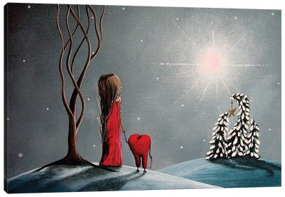 Star Of Hope Canvas Art Print - Moonlight Art Parlour