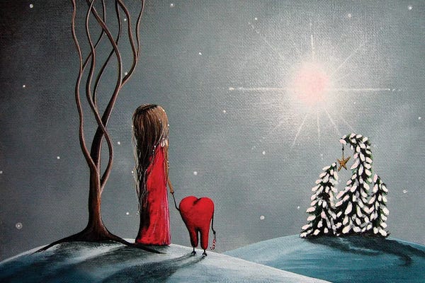 Winter Wonderland: Star Of Hope by Moonlight Art Parlour