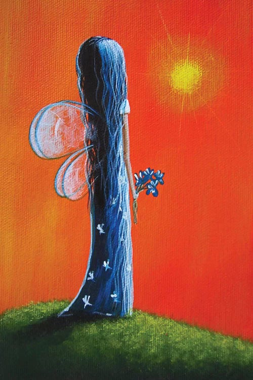 Summer Fairy by Moonlight Art Parlour wall art