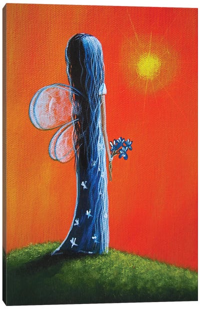 Summer Fairy Canvas Art Print - Moonlight Art Parlour