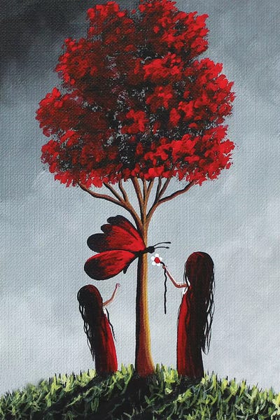 Summer Fun With My Sister by Moonlight Art Parlour canvas print