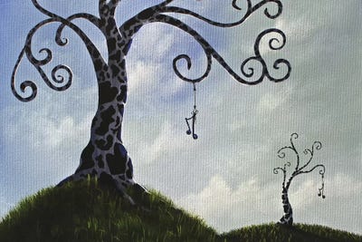 A Warm Summer Daydream by Moonlight Art Parlour canvas print