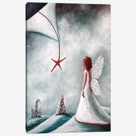 The Christmas Star Canvas Print #MLP181} by Moonlight Art Parlour Canvas Artwork