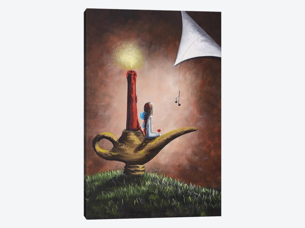 The Fairy And The Candlestick by Moonlight Art Parlour 1-piece Art Print