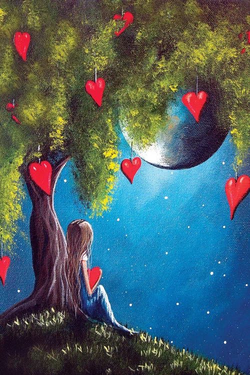 Under The Tree Of New Beginnings by Moonlight Art Parlour wall art