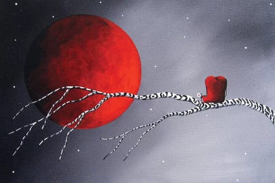 Beautiful Night by Moonlight Art Parlour metal wall art