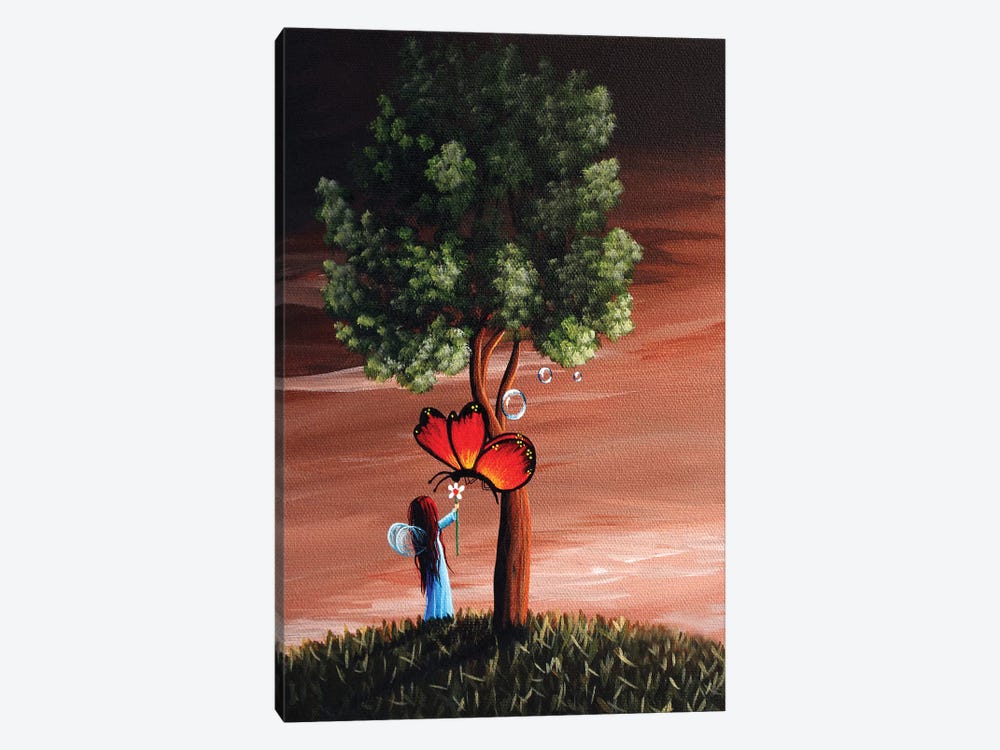 Butterflies Are A Fairys Best Friend by Moonlight Art Parlour 1-piece Canvas Artwork