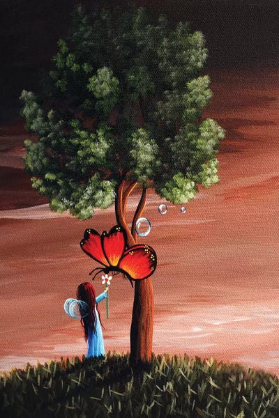 Fairies: Butterflies Are A Fairys Best Friend by Moonlight Art Parlour