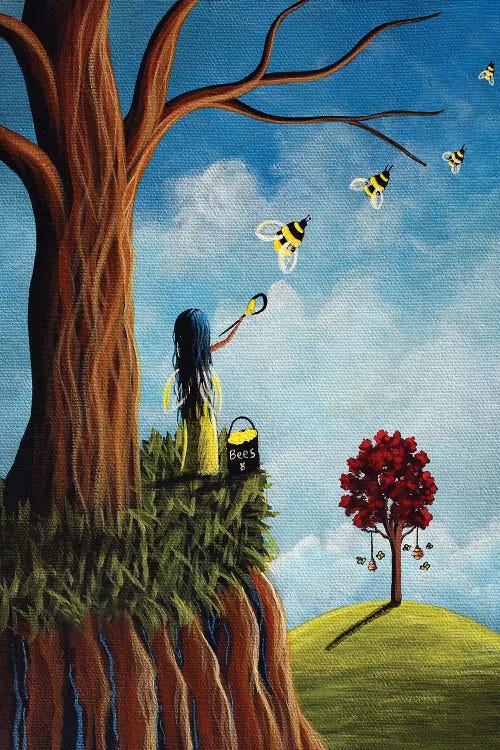 Creating Her Happy Place by Moonlight Art Parlour wall art