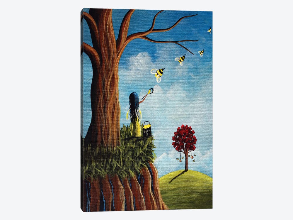 Creating Her Happy Place by Moonlight Art Parlour 1-piece Canvas Art Print