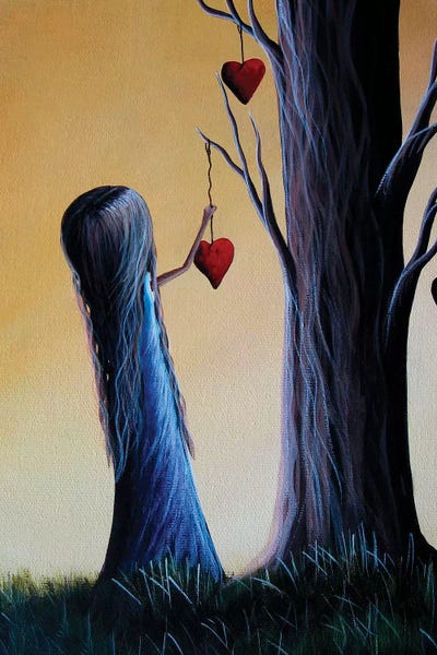 Cupid's Tree by Moonlight Art Parlour canvas print