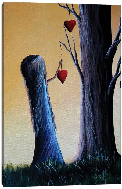 Cupid's Tree Canvas Art Print - Moonlight Art Parlour
