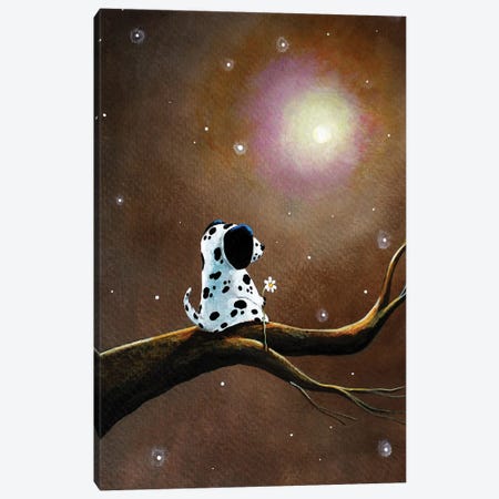 Darling Dalmatian Canvas Print #MLP46} by Moonlight Art Parlour Art Print