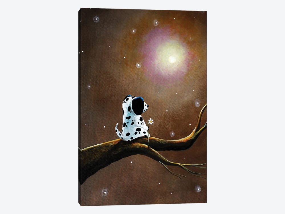 Darling Dalmatian by Moonlight Art Parlour 1-piece Canvas Art Print