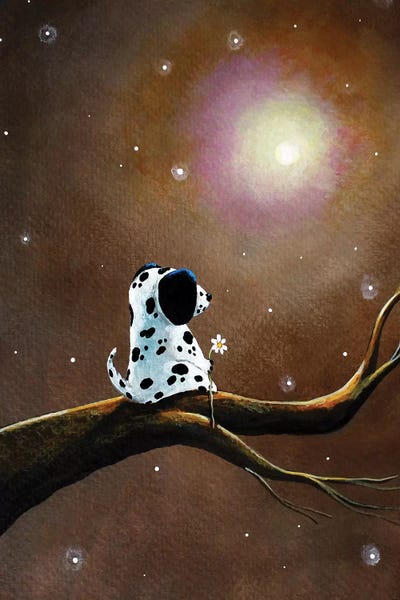 Dalmatians: Darling Dalmatian by Moonlight Art Parlour