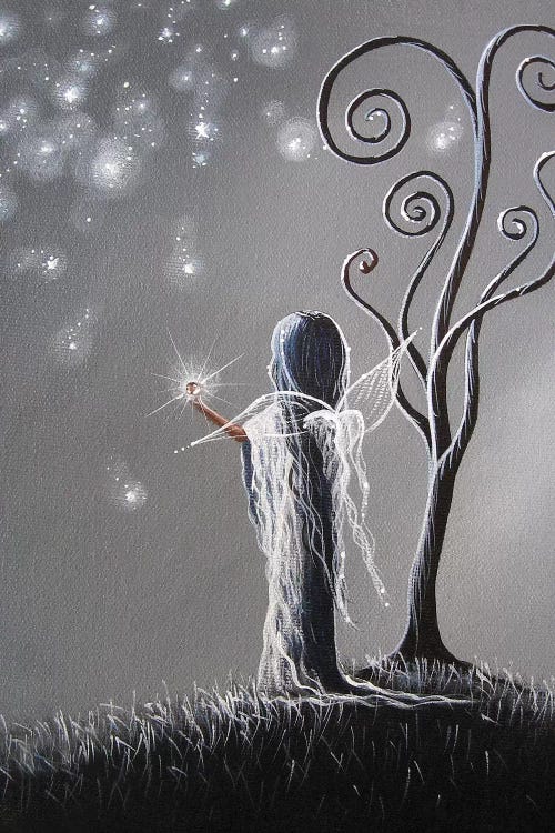 Diamond Fairy by Moonlight Art Parlour wall art