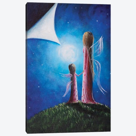 A Fairy's Child Canvas Print #MLP4} by Moonlight Art Parlour Canvas Wall Art