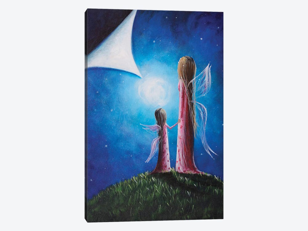 A Fairy's Child by Moonlight Art Parlour 1-piece Canvas Art