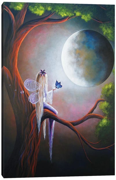 Enchanted Beginnings Canvas Art Print - Full Moon Art