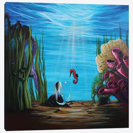 Enchantment Under The Sea Canvas Print #MLP54} by Moonlight Art Parlour Canvas Wall Art