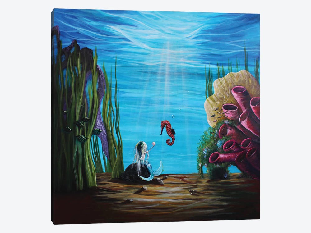 Enchantment Under The Sea by Moonlight Art Parlour 1-piece Canvas Artwork