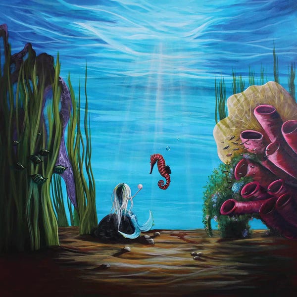Seahorses: Enchantment Under The Sea by Moonlight Art Parlour