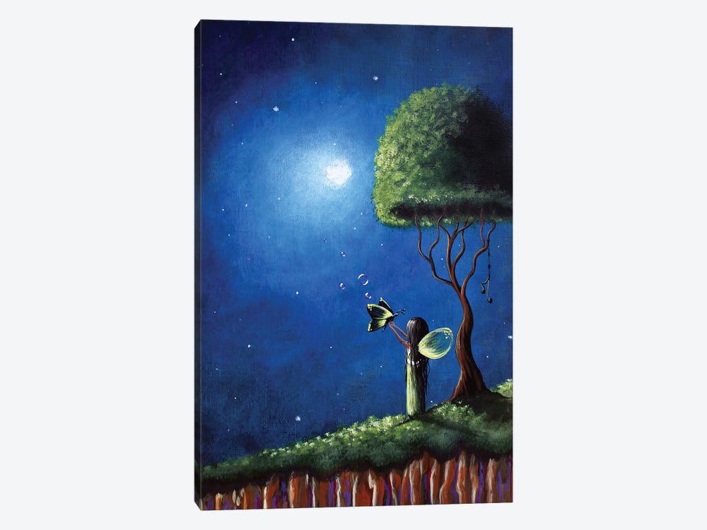Fairy Wishes by Moonlight Art Parlour 1-piece Canvas Wall Art